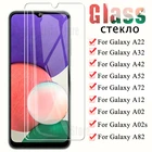 12 шт. закаленное стекло для Samsung Galaxy A22 A12 A02 A02s A32 A42 A52 A72 A82 A225F 5G 4G Защитная пленка для экрана защитное стекло