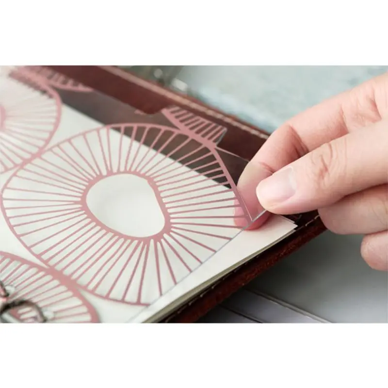 5Pcs Bronzing Leaf Paper Divider Index Separator for A5 A6 Loose Binder | Канцтовары для офиса и дома