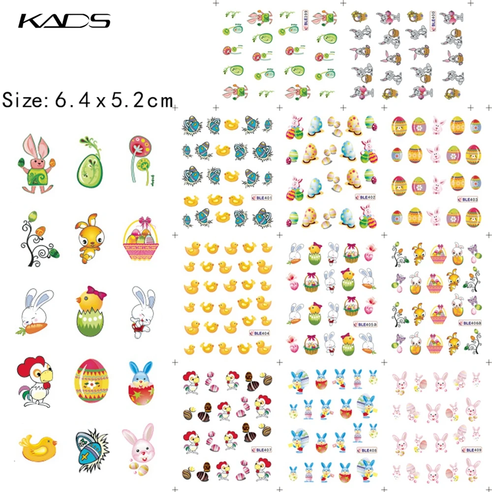 11 листов/набор наклейки для ногтей|Стикеры и наклейки| |