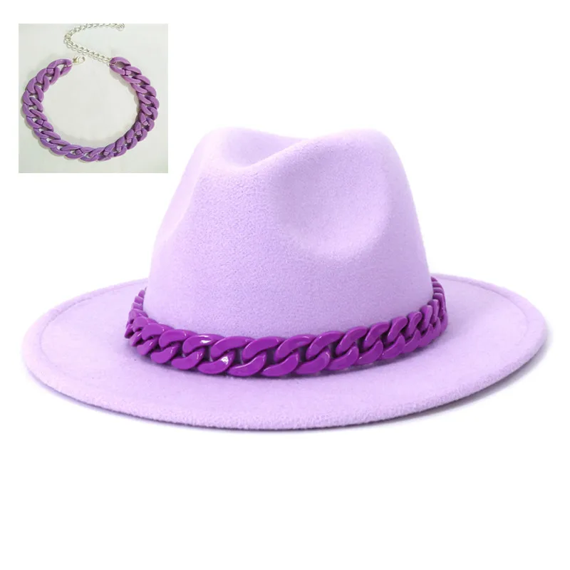Ожерелье шляпа оптовая продажа двухкомпонентные аксессуары из акриловой цепи