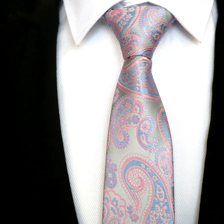 Женский Классический шелковый галстук красный черный зеленый синий разные цвета