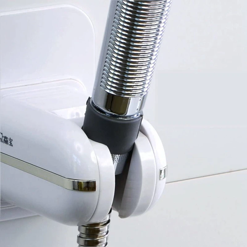 

GarBath Plastic Adjustable Handheld Shower Head Holder Bracket Adapter,Waterproof,Wall Mounted,Universal Showering Components