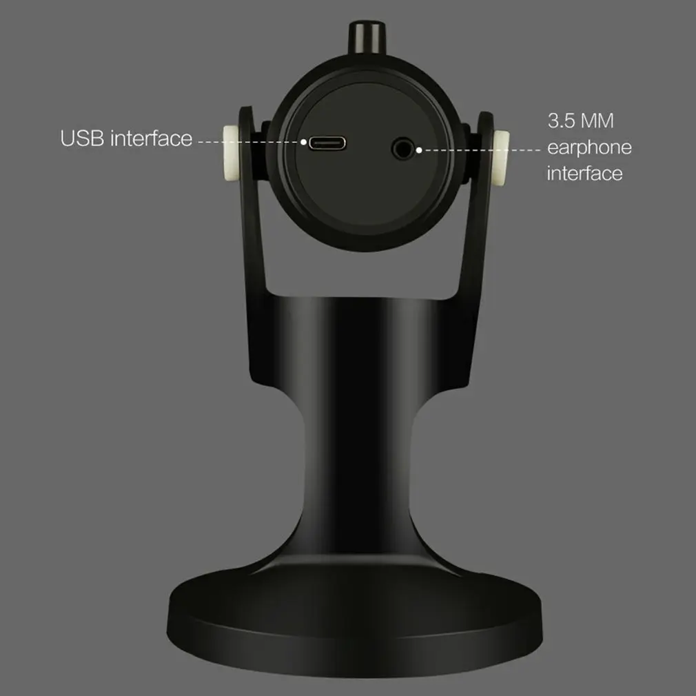 

USB Condenser Microphone for Computer USB PC Microphone Mic Stand P OP Filter to Gaming Streaming Podcasting Recording Headphone