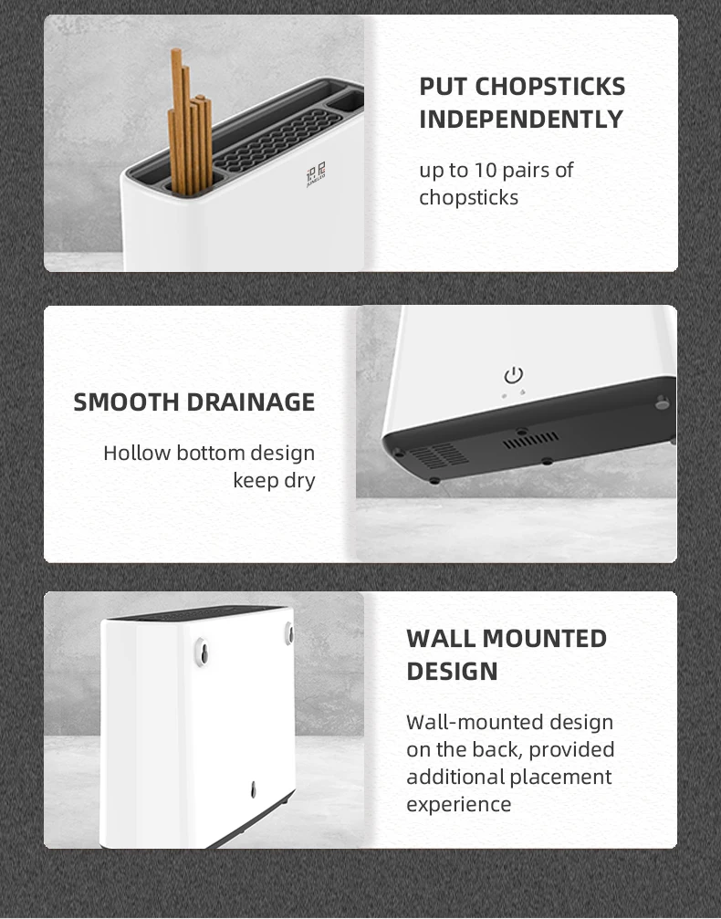 Кухонная стойка для хранения с ультрафиолетовым нагревом подставка
