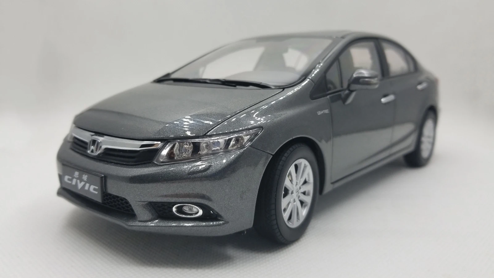 1:18 литая под давлением модель для Honda Civic 9 серый редкий сплав игрушечный автомобиль миниатюрная коллекция подарки MK9