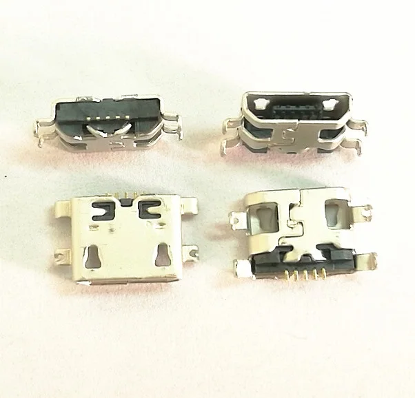 500 шт. для Alcatel OT995 mini micro usb зарядка Разъем подключения зарядного устройства