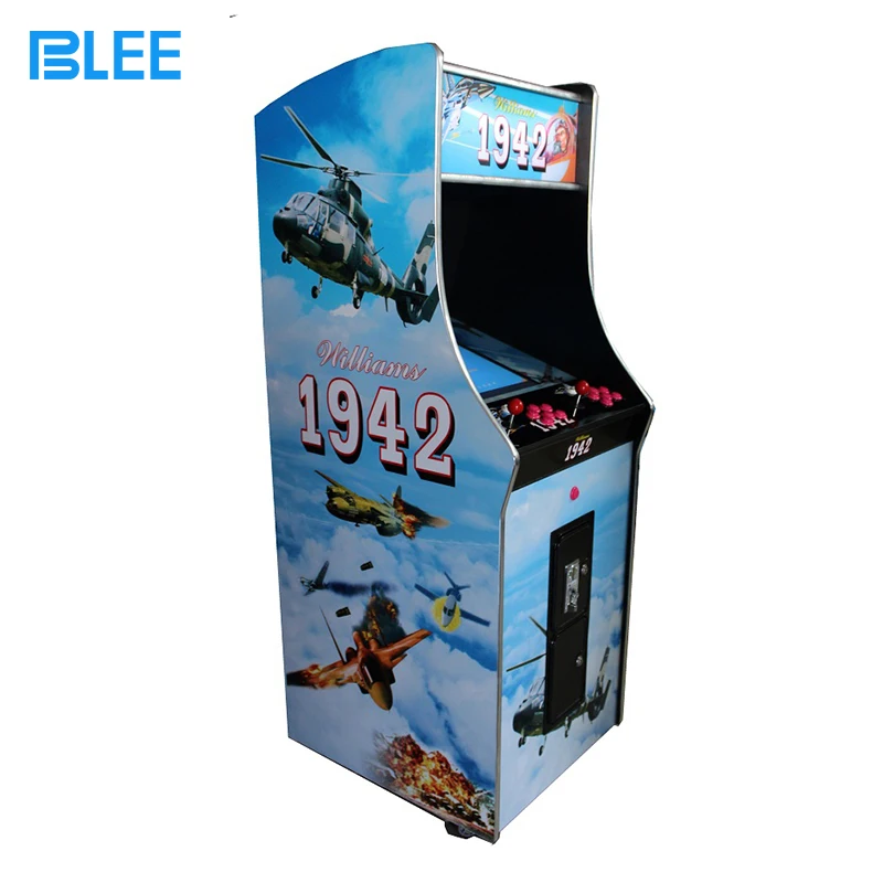 2 игрока аркадная машина Pacman в вертикальном положении с монетницей для аркадных