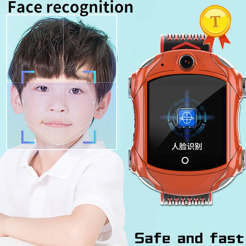 

Умные часы для детей, 4G, Wi-Fi, GPS, блокировка распознавания лица, видеовызов, наручные часы для студентов, для детей, для android, ios