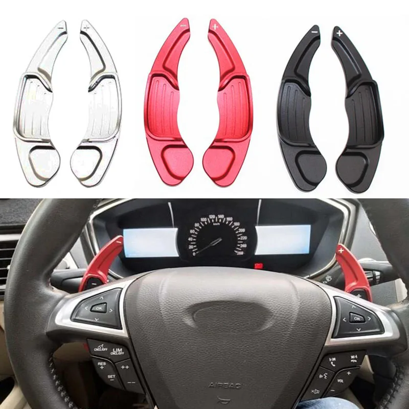 Алюминиевый Рычаг переключения передач на руль для Ford Mondeo/ Edge/Taurus /Lincoln 2 шт.