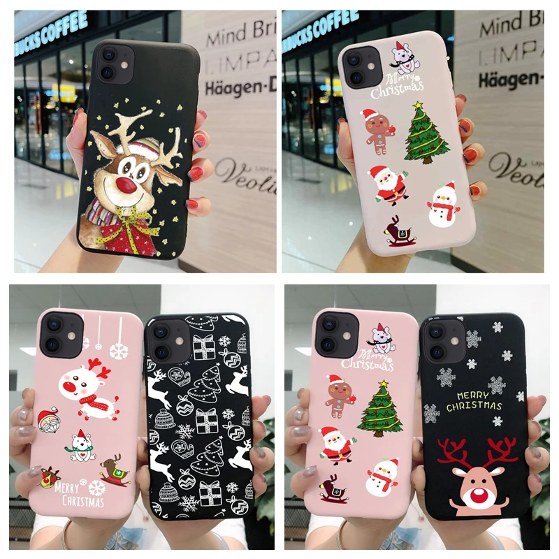 

Case For OPPO R7 R7S R9 F1 R9S R10 R11 R11S R15 R17 Pro Plus Lite Christmas Painted Soft Silicone Matte Protection Cover