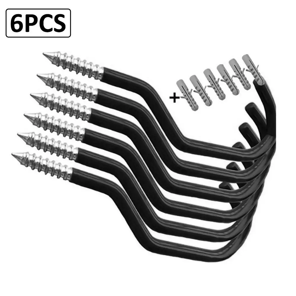 

6Pcs bicycle wall bracket large road bike storage hook wall-mounted bicycle bicycle rack bracket bicycle bicycle parts