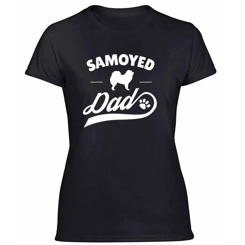 Персональная забавная крутая футболка для папы собаки владельца подарка женские