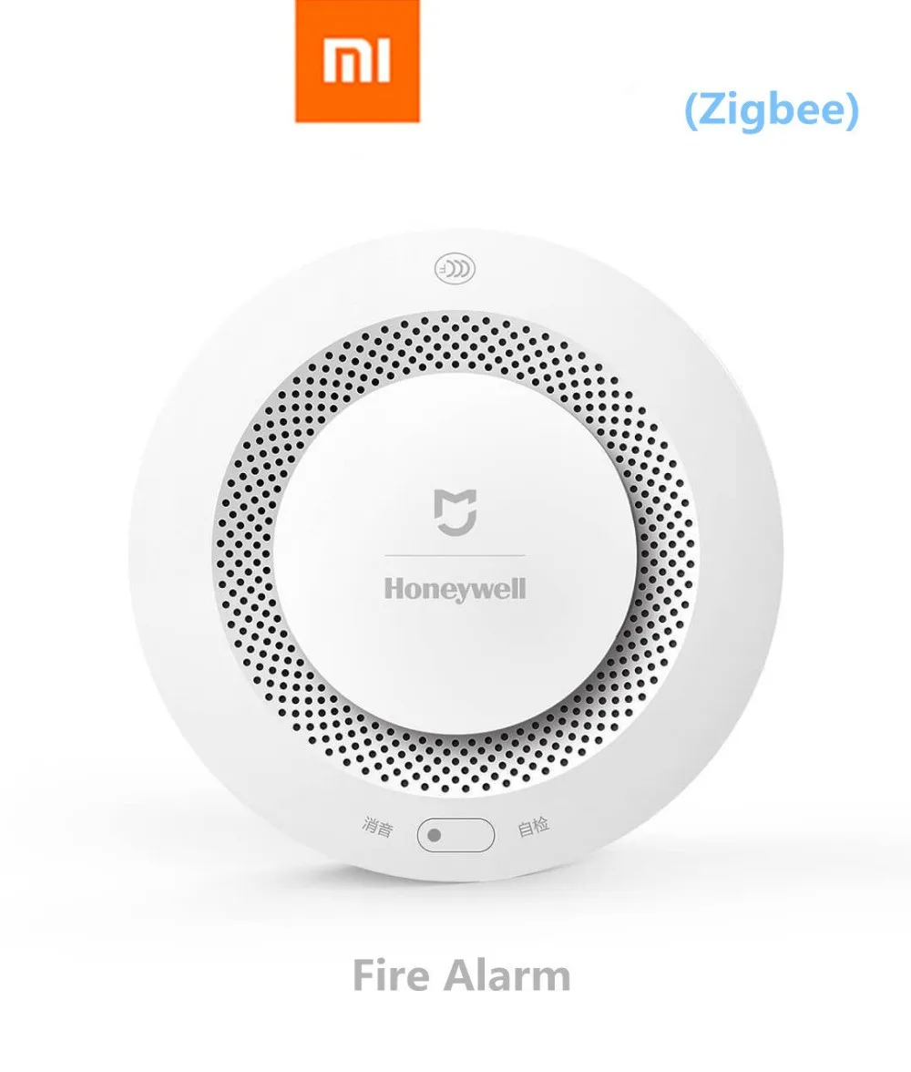 

Xiaomi Mijia Honeywell Fire Alarm Detector, Zigbee Remote Control Audible And Visual Alarm Notication Work with Mi home APP