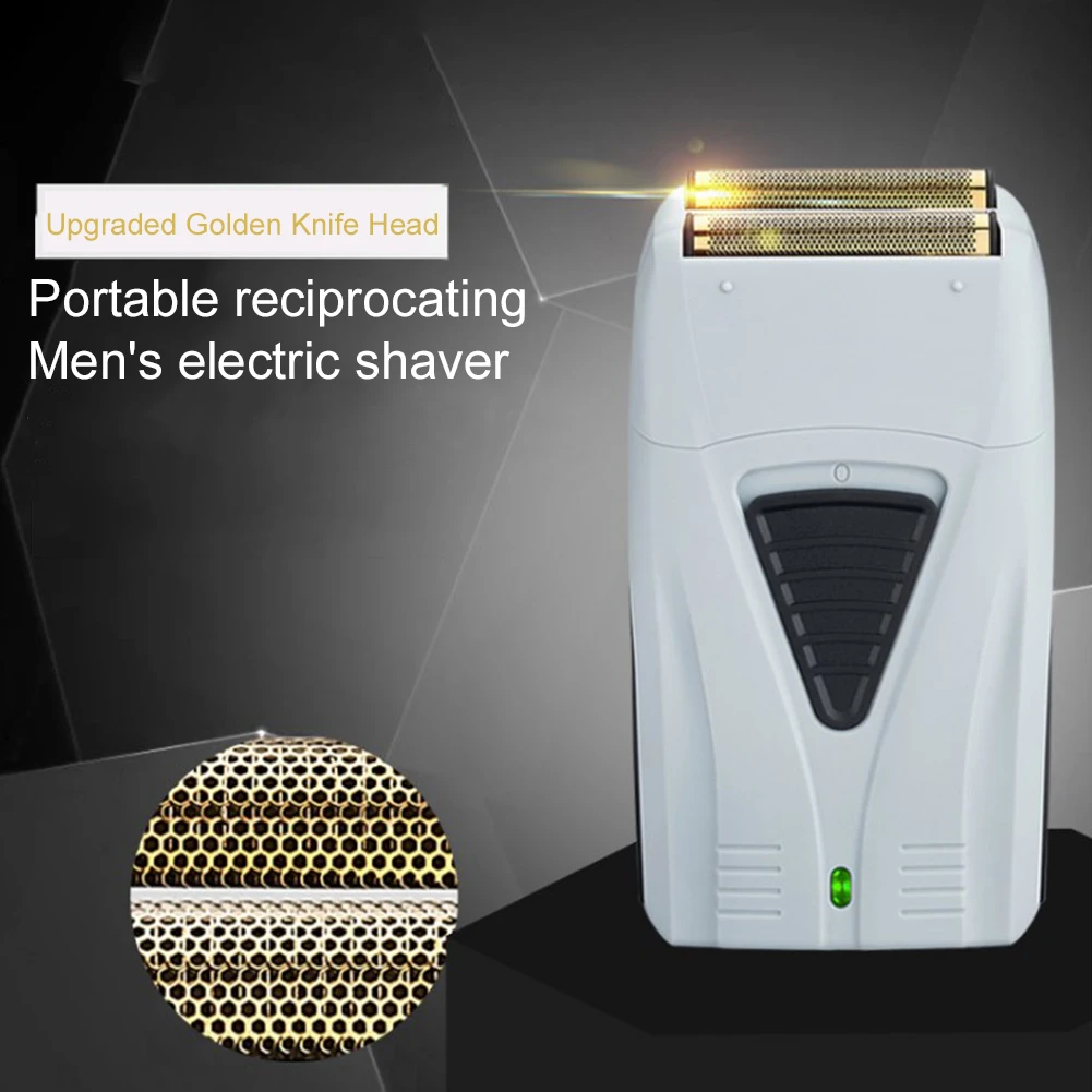 

Electric Razor Replaceable Head Double Mesh Electric Men Shaver Cutter Blades hair cleaning shave shaper for men
