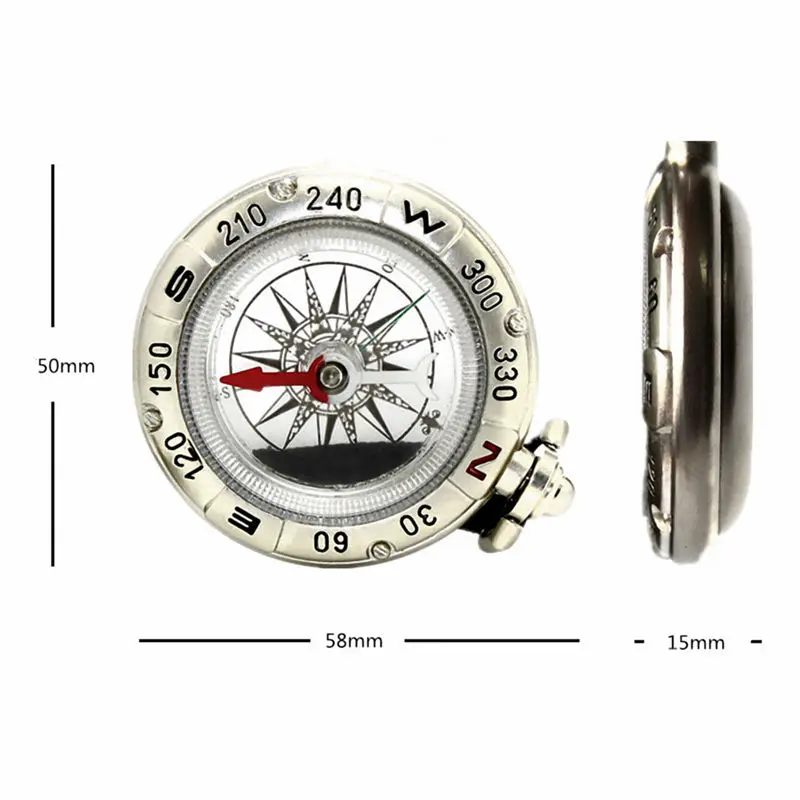 

Portable Outdoor Camping Hiking Pocket Compass Outdoor Navigation Tools