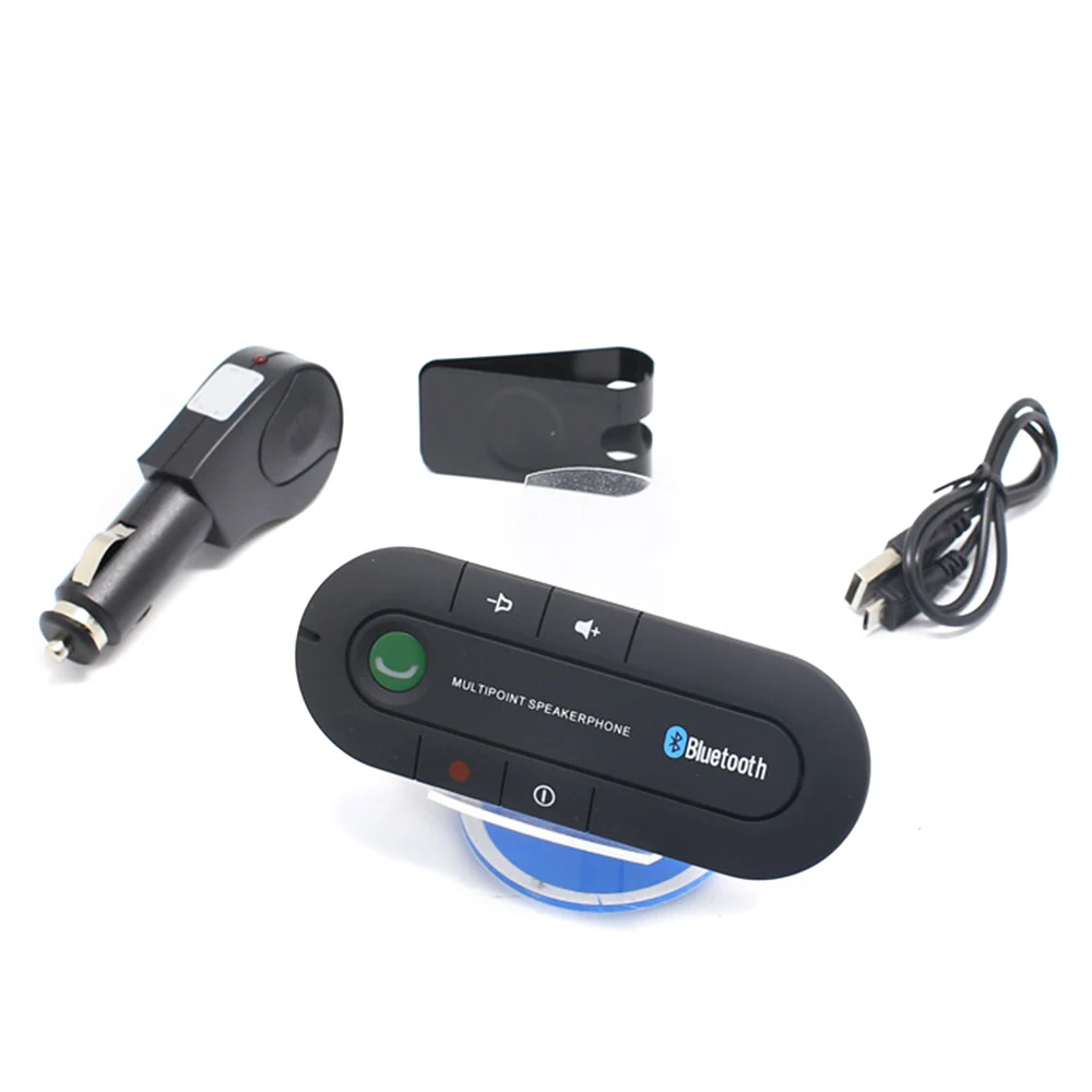 Bluetooth приемник громкой связи автомобильный комплект солнцезащитный козырек клип аудио адаптер беспроводной многоточечный Громкая связь авто стерео Mp3 плеер