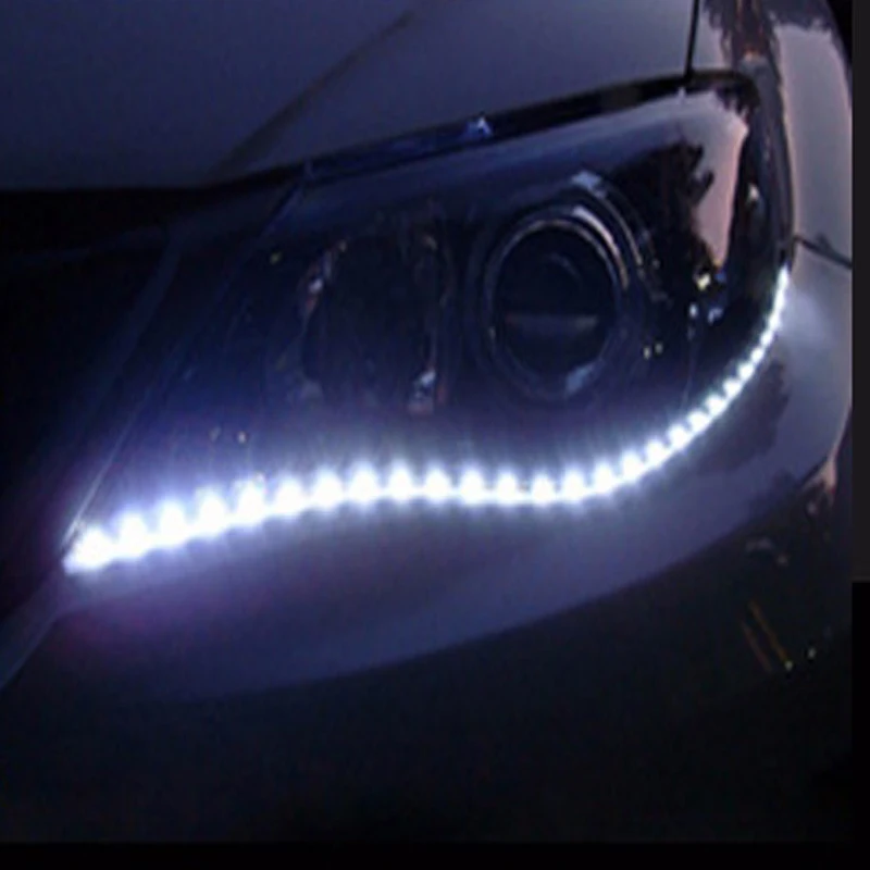 White Светодиодная лента 12v Водонепроницаемая на глубине до 30 см 15 светодиоды Fiexble Светодиодная лента тесьма светильник теплый белый, красный, синий, зеленый, неоновые светодиодные светильники tira led бланка в полоску - Испускаемый цвет: White