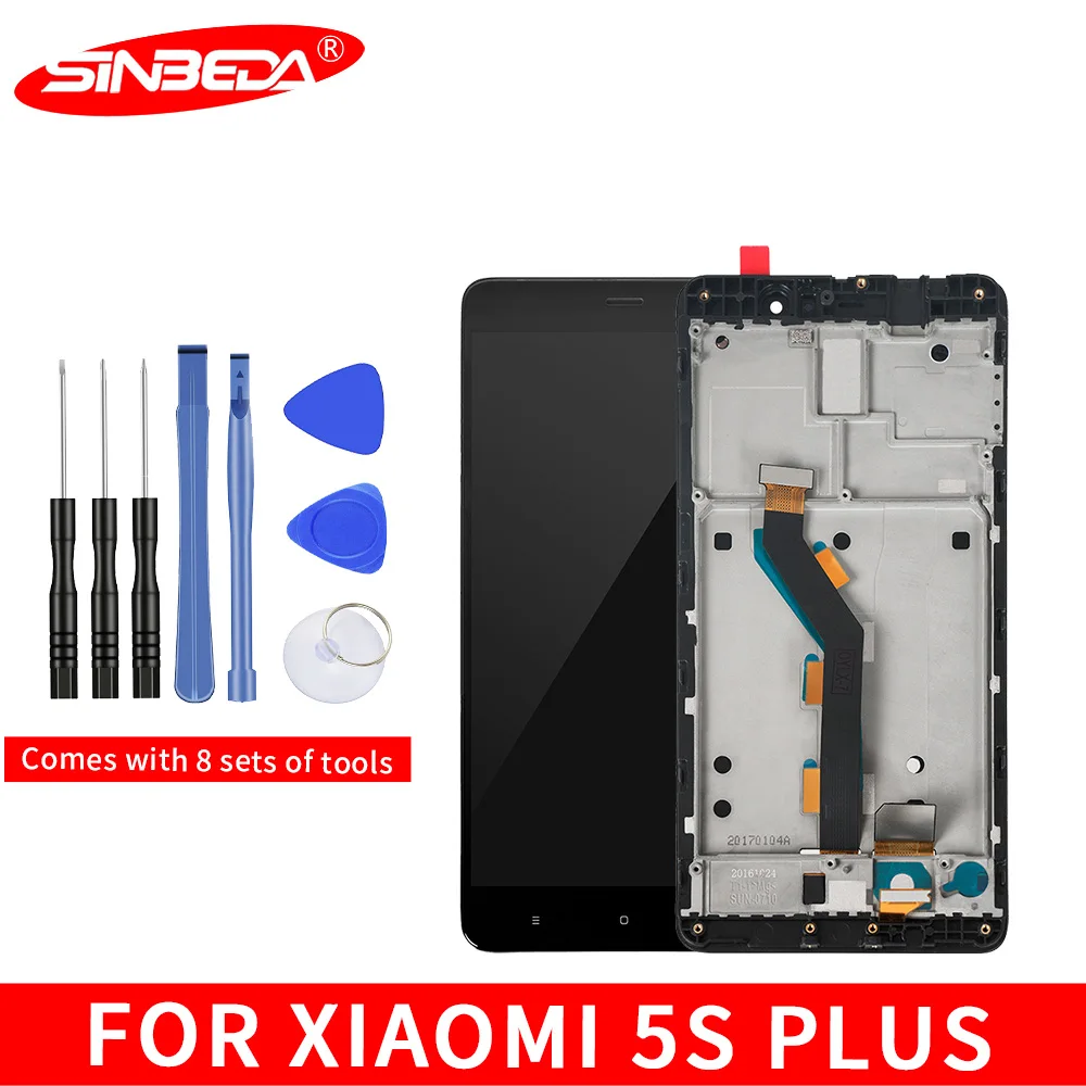 Оригинальный ЖК дисплей 5 7 дюйма для XIAOMI MI 5S Plus сенсорный экран с рамкой