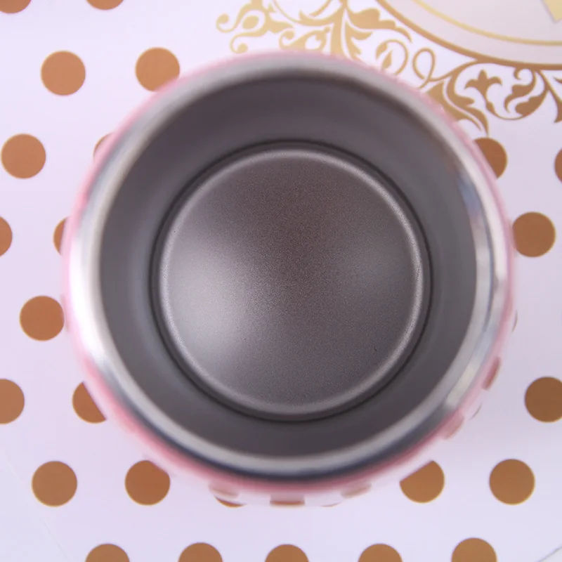 Модная Портативная кружка детская мультяшная Подарочная из нержавеющей стали с