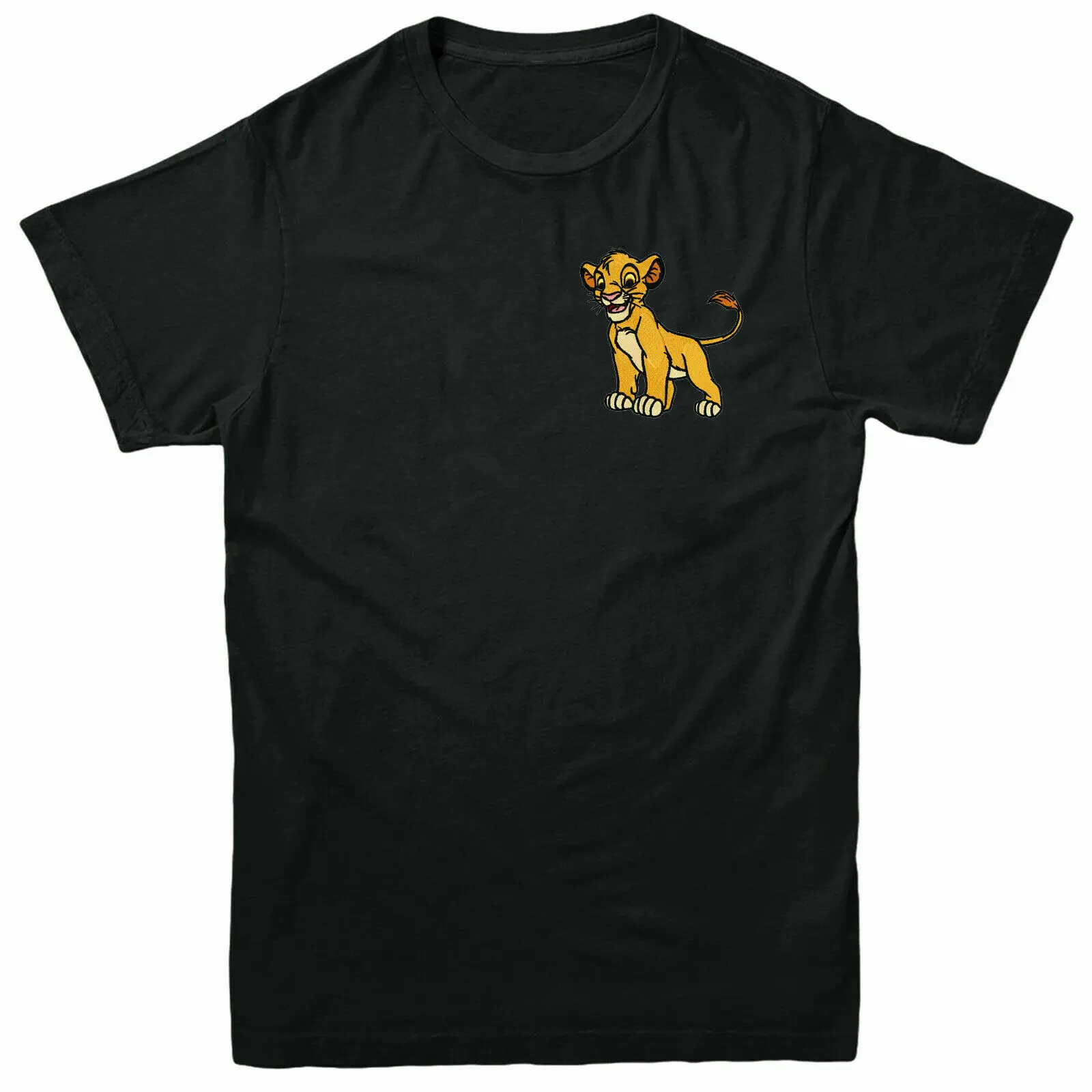 Футболка с вышивкой Симба Король Лев футболка рисунком большого кота| |
