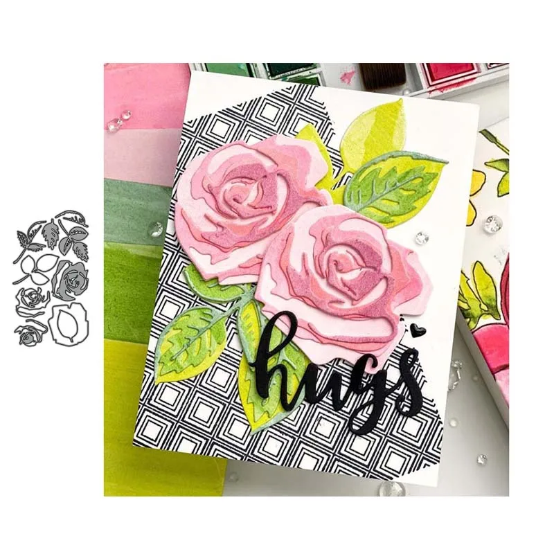 

JC New Arrival Metal Cutting Dies Flowers Leaves Shape Scrapbooking Handmade DIY Blade Make Stencil Craft Mold Mould Decoration