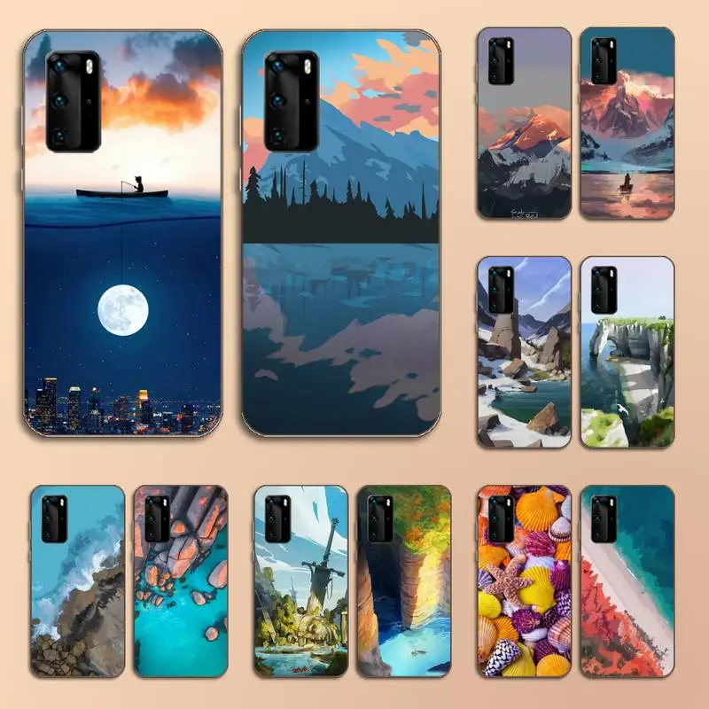 Прозрачный чехол для телефона huawei P 40 30 20 lite pro smart 2019 honor 8X 10i 10|Бамперы| |