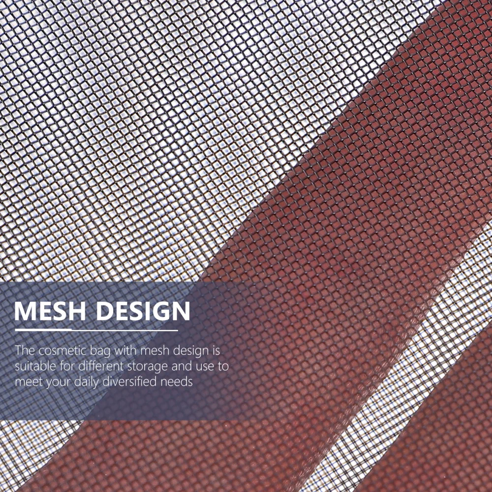 

15pcs Mesh Zipper Pouches Travel Organizer Bags A5 Zipper File Bags Makeup Bags