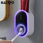 BAISPO ленивый Автоматический Дозатор для зубной пасты настенный держатель для зубной щетки пылезащитный бытовой Набор для чистки аксессуаров