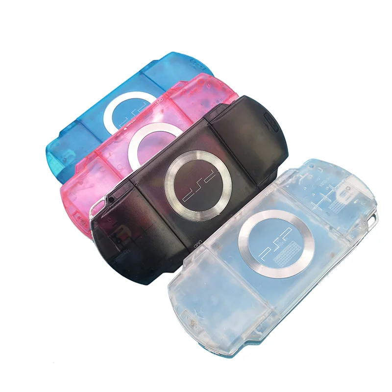 Прозрачный цветной чехол для PSP 1000 2000 3000 консоль с полным покрытием | Электроника