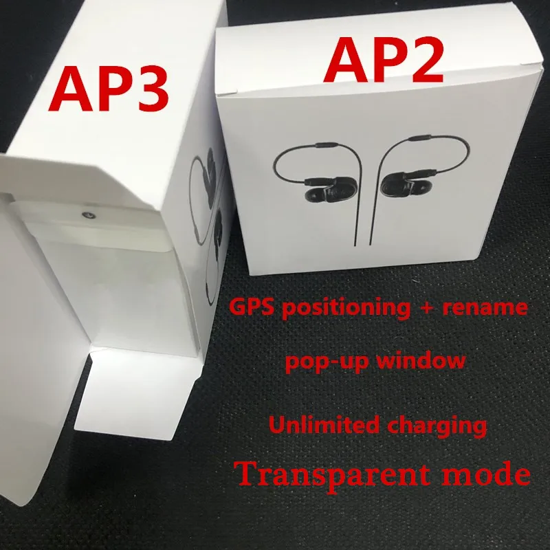 Bluetooth наушники air 2 H1 с чипом го поколения GPS позиционирование оригинальный