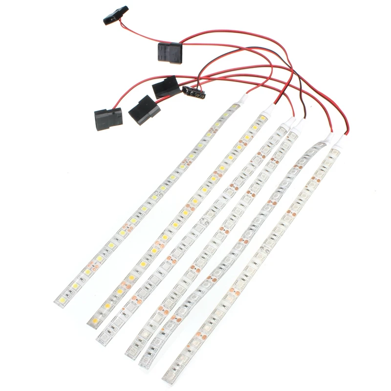 Waterproof LED Strip 5050 SMD DC12V 18 Flexible Case Strips Tape Light for PC Computer Dropshipping | Освещение