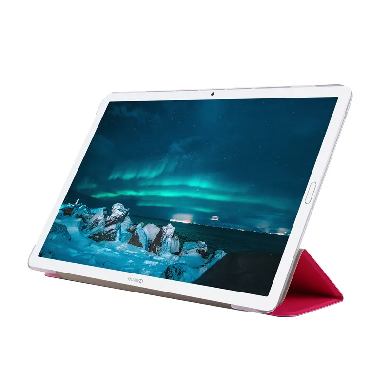Планшет прозрачный+ pu 3 раза Ультратонкий чехол для huawei MediaPad M6 10,8 дюймов чехол для huawei MediaPad M6 10,8 чехол для планшета