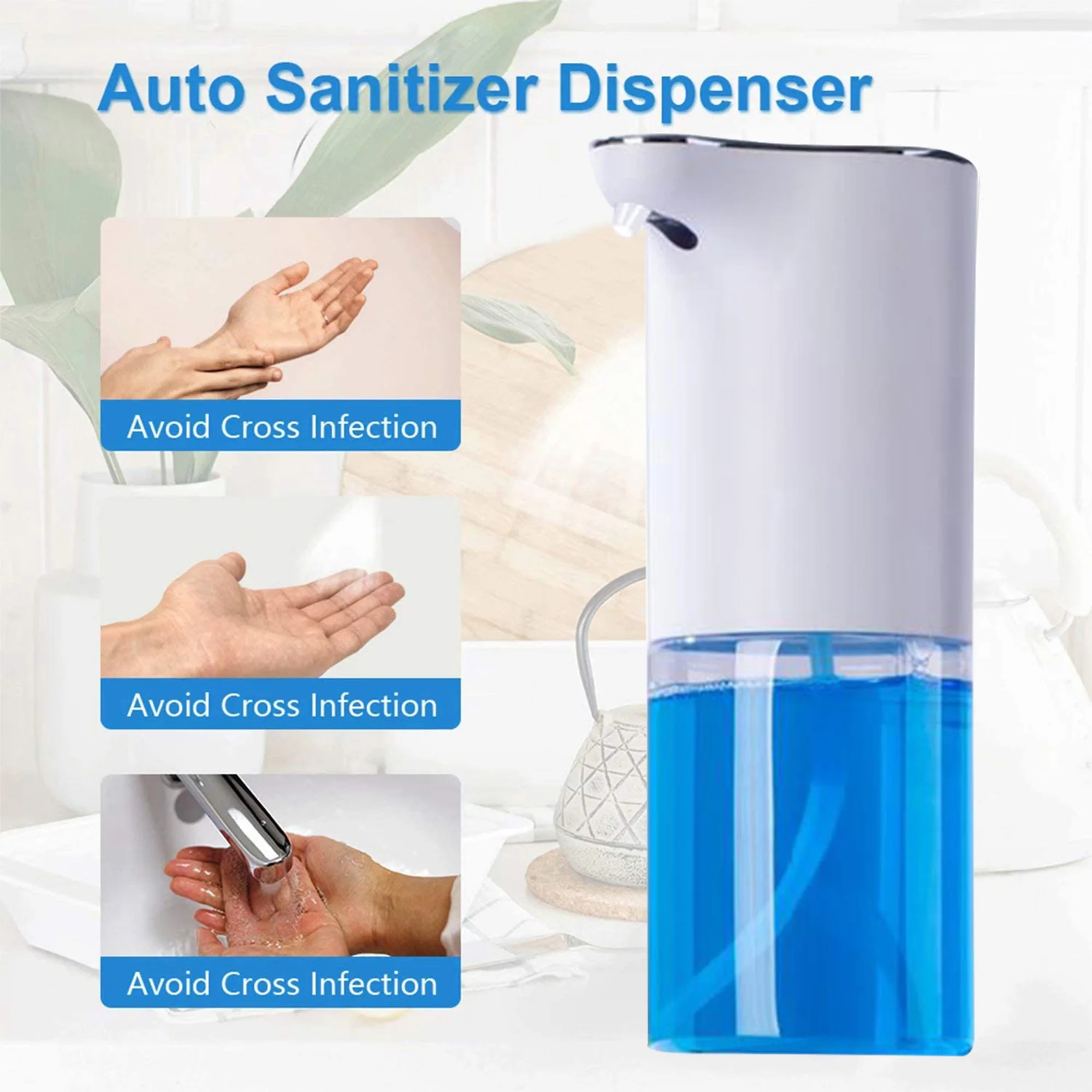 

Автоматический диспенсер для мыла из пены, Бесконтактный дозатор мыла для ванной комнаты, кухни, ванной комнаты