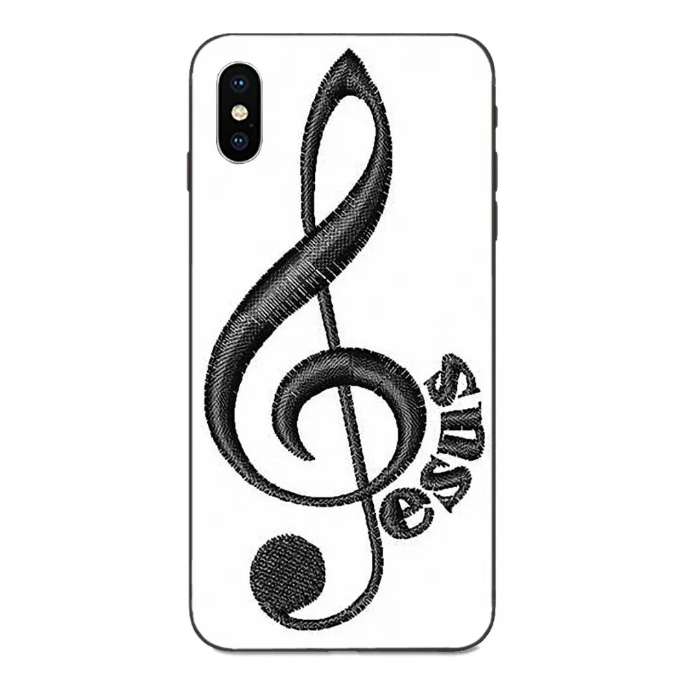 Клавиши Скрипичный ключ музыкальные ноты для Huawei Mate 9 10 20 P8 P9 P10 P20 P30 Lite Mini Play Pro P smart
