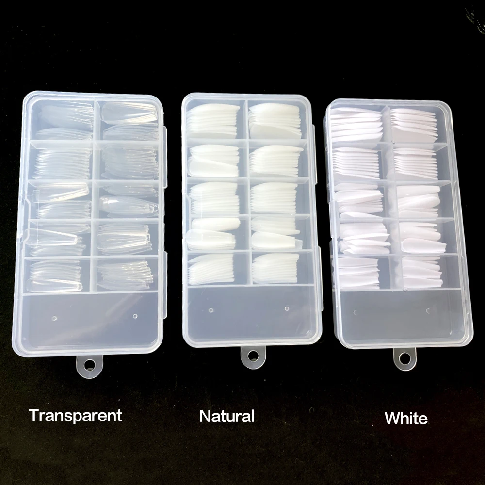 100pcs nail tips press on nails nail supplies for professionals false nails medium coffin nails full cover tips faux ongles