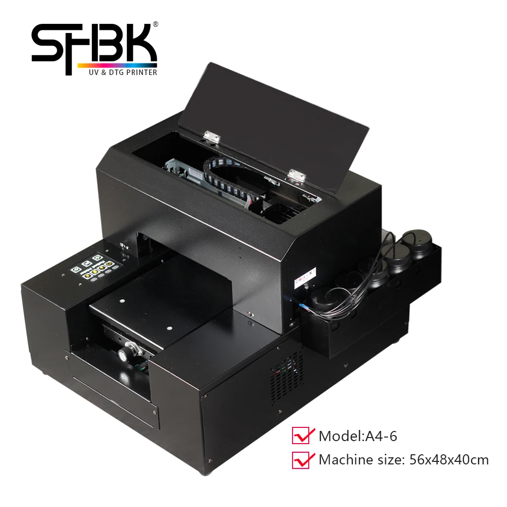 

SHBK A4 небольшой УФ планшетный принтер для Мобильный телефон Чехол футболка с акриловым стеклом, коммерческое Многофункциональное использов...