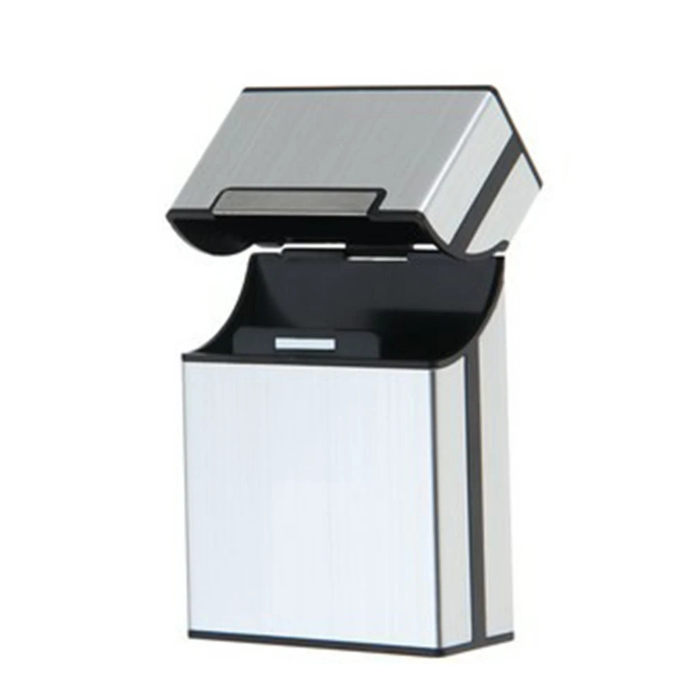 Портсигар из алюминиевого сплава Металлическая магнитная кнопка портсигар для