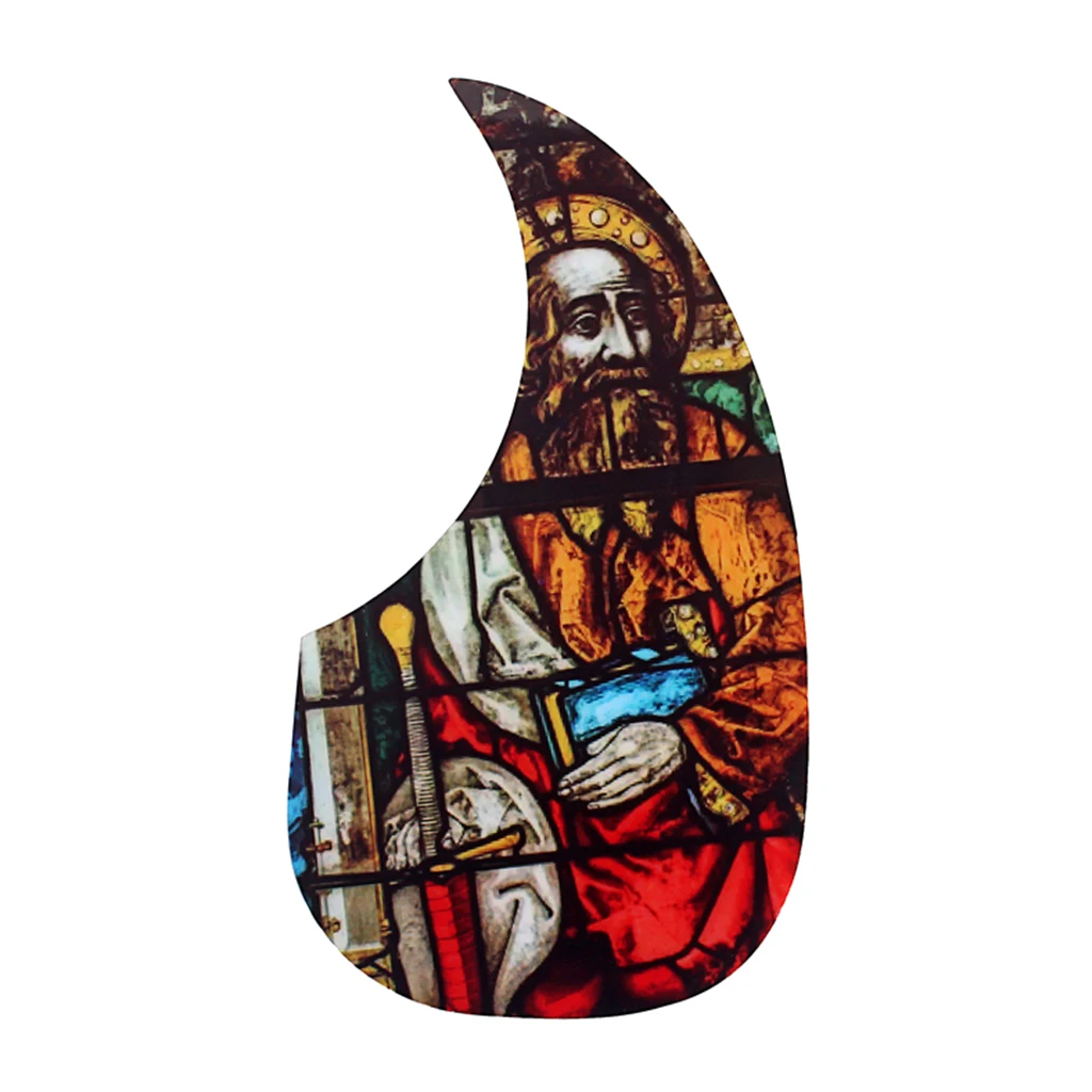 

Guitar Pickguard Anti-Scratch Guard Plate Self-Adhesive Pick Guard Sticker for Acoustic Guitar Parts 180mm