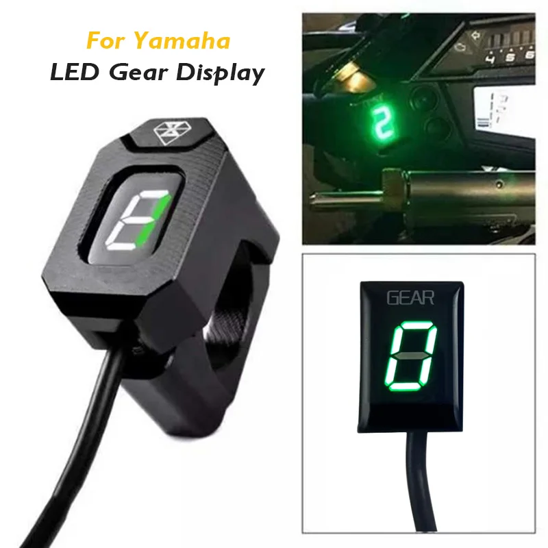 Мотоцикл LED ЭБУ вилка Mount скоростное Moto цифровой дисплей индикатор для Yamaha YZF R1 R6 R6S