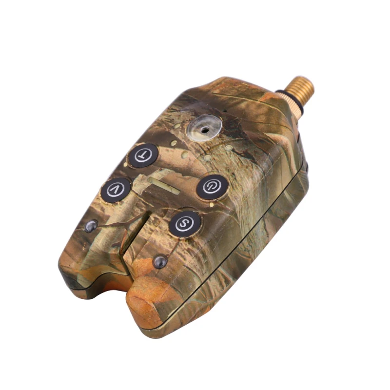 Водонепроницаемый сигнализатор укуса для рыбалки 2 светодиода синий светильник