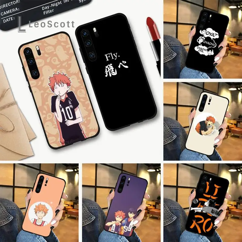 Милый чехол Haikyuu с постером из аниме для телефона Huawei Y5 Y6 II Y7 Y9 PRIME 2018 2019 NOVA3E P20 PRO P10