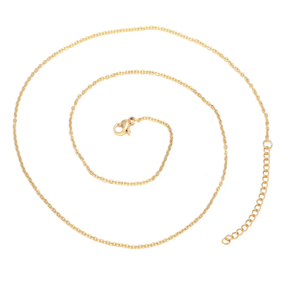 5 шт. из нержавеющей стали спаянные крест цепи 2 цвета кулон ожерелье модное для