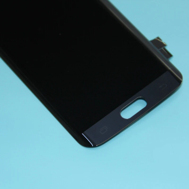 Super Amoled для Samsung s6 edge G925 G925F ЖК дигитайзер в сборе с рамкой|Экраны мобильных