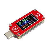 tc64 type c color lcd usb voltmeter ammeter voltage current meter multimeter battery pd charge power bank usb tester