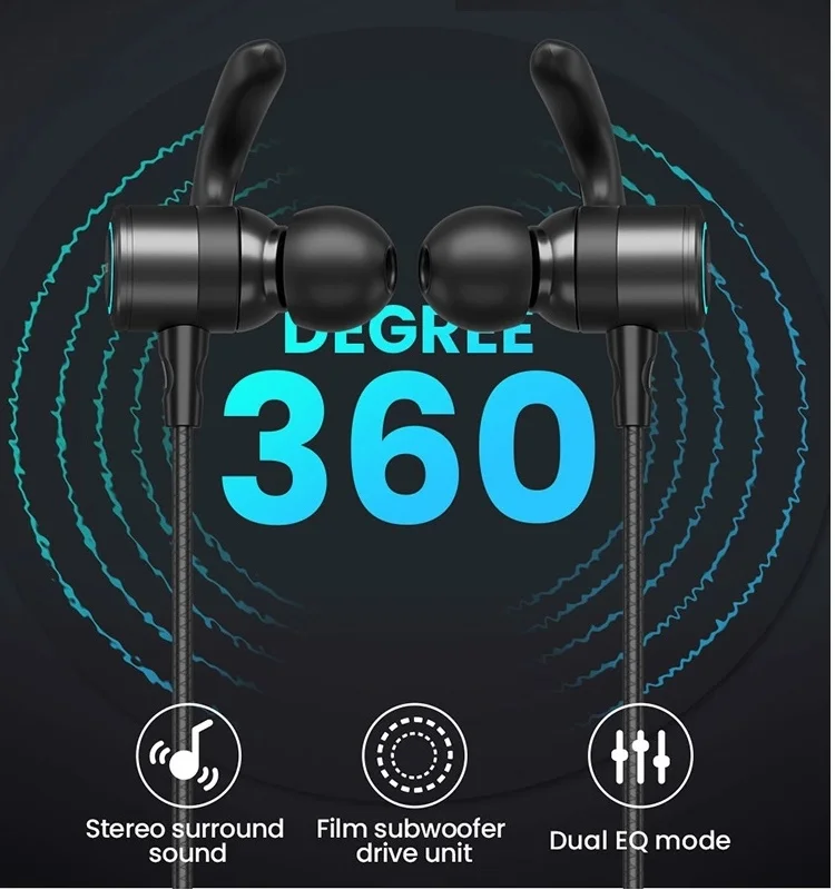 Picun H26X Беспроводной Bluetooth наушники Водонепроницаемый Спортивная гарнитура с