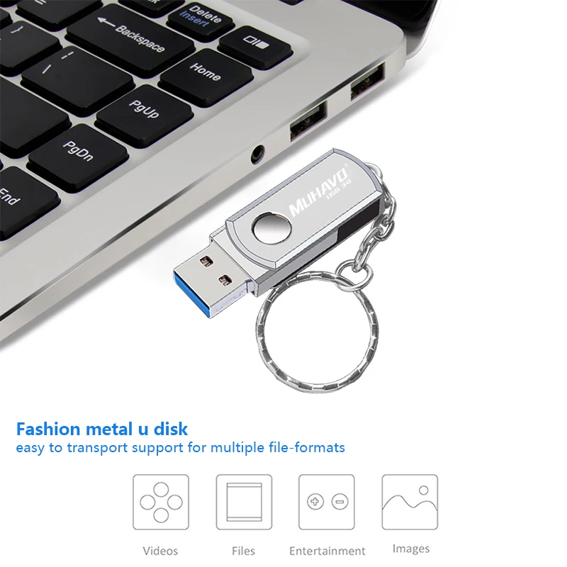 Высокоскоростной usb флеш накопитель 3 0 16 Гб металлическая ручка 64 ГБ 128