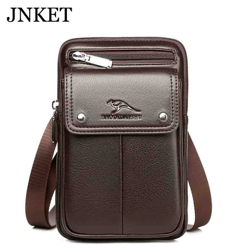 

Новая поясная сумка JNKET, мужская сумка для мобильного телефона, вместительная сумка через плечо, многофункциональная поясная сумка, сумки-м...