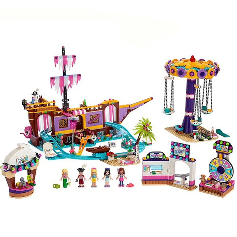 

Pre-sale Friends Set Amusement Park Fit for Friends 41375 Model Building Block Bricks Toys For Girl Christmas Gifts