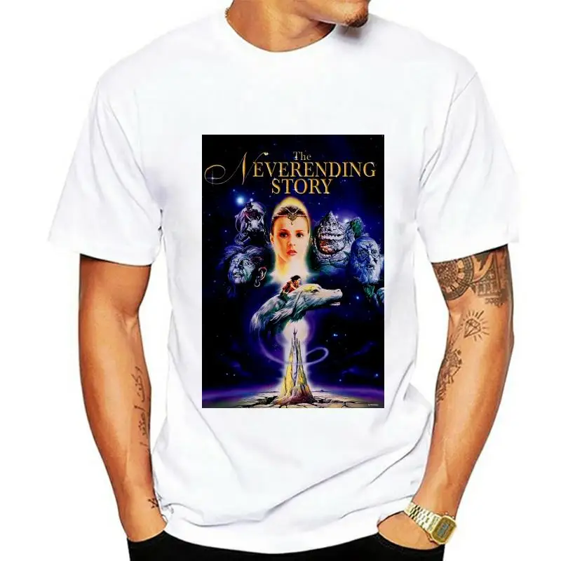

Женская футболка с надписью «The Never Story», белая, все размеры от Xs до 2Xl, милые женские футболки с культовым фильмом