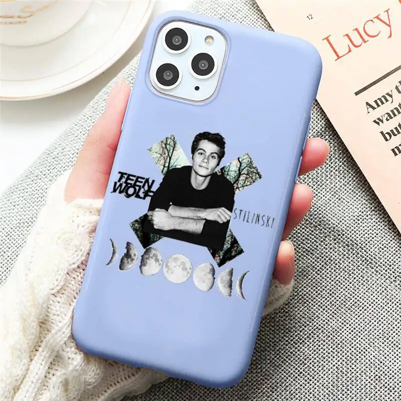 

American TV series Teen Wolf Stilinski 24 Phone Case Candy Color for iPhone 6 7 8 11 12 s mini pro X XS XR MAX Plus
